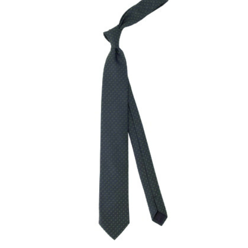 Borlix Emerald Crest Pattern Necktie