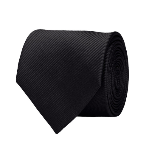 Borlix Classic Black Textured Necktie